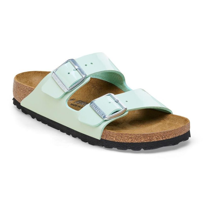 BirkenstockArizonaSurfGreenPatentBirkoFlorSandal1