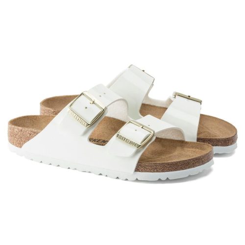 BirkenstockArizonaWhitePatentBirkoFlor5