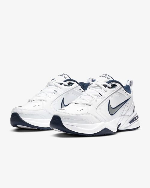 Nike Air Monarch IV White Navy Men s 3