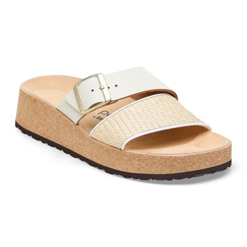 PapilliobyBirkenstockAlminaWhiteRaffiaLeatherSandal1