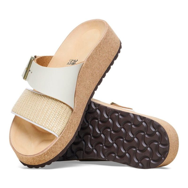 PapilliobyBirkenstockAlminaWhiteRaffiaLeatherSandal2