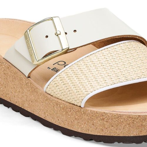 PapilliobyBirkenstockAlminaWhiteRaffiaLeatherSandal6