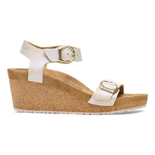 PapilliobyBirkenstockSoleyMetallicSilverWedge5