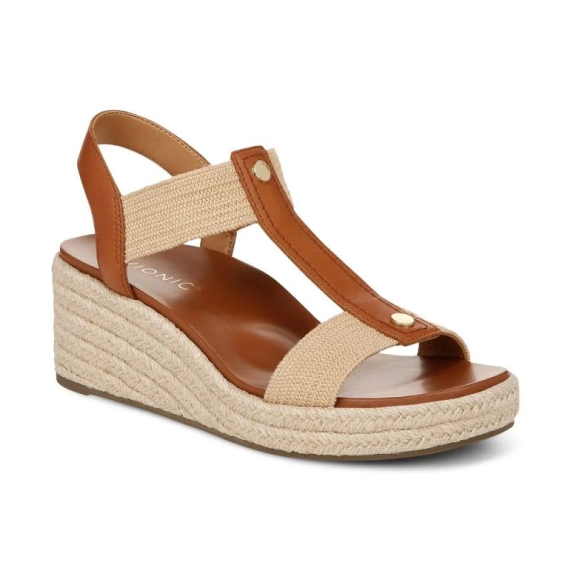 VionicCaleraWedgeCamelLeatherSandal1